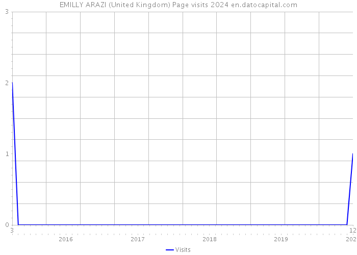 EMILLY ARAZI (United Kingdom) Page visits 2024 