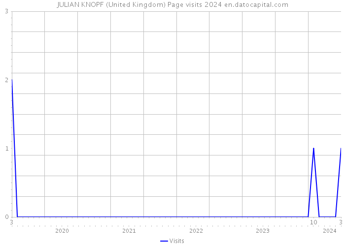 JULIAN KNOPF (United Kingdom) Page visits 2024 