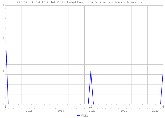 FLORENCE ARNAUD-CHAUMET (United Kingdom) Page visits 2024 
