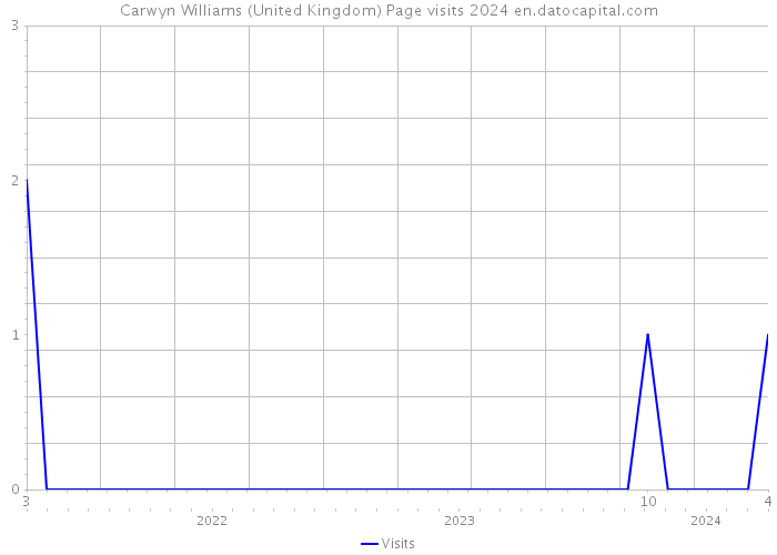 Carwyn Williams (United Kingdom) Page visits 2024 