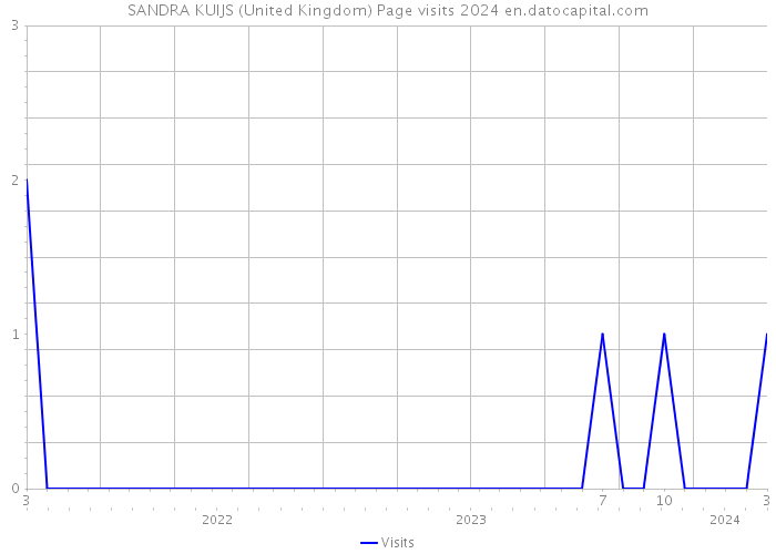 SANDRA KUIJS (United Kingdom) Page visits 2024 