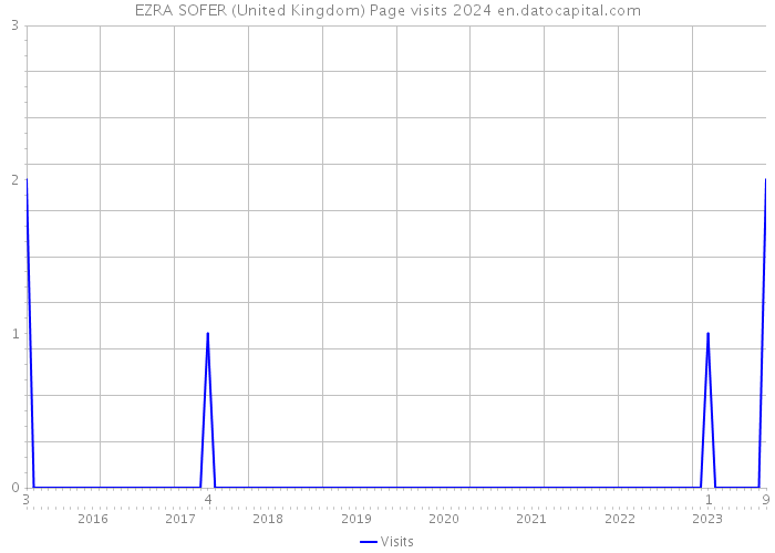EZRA SOFER (United Kingdom) Page visits 2024 