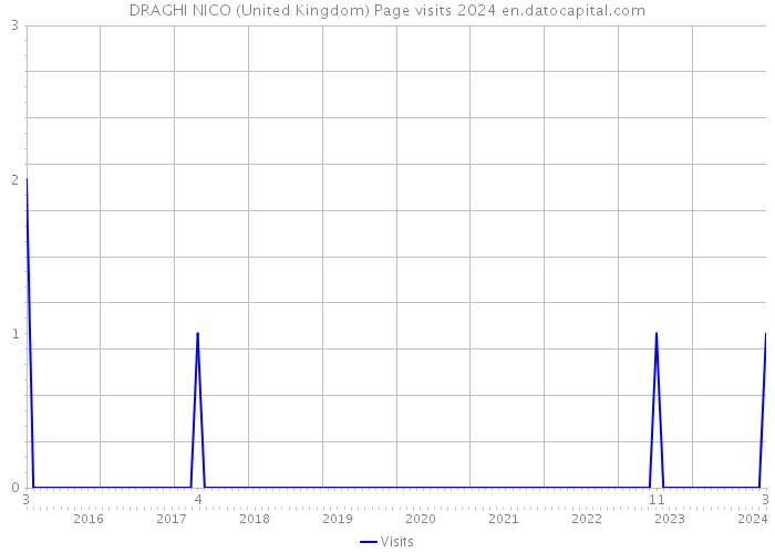 DRAGHI NICO (United Kingdom) Page visits 2024 