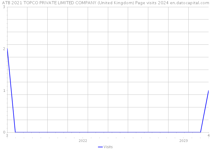 ATB 2021 TOPCO PRIVATE LIMITED COMPANY (United Kingdom) Page visits 2024 