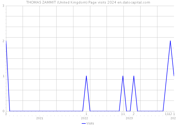 THOMAS ZAMMIT (United Kingdom) Page visits 2024 