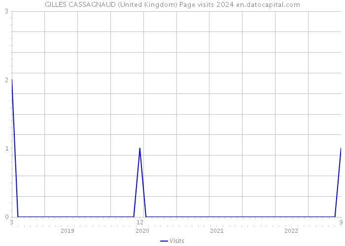 GILLES CASSAGNAUD (United Kingdom) Page visits 2024 