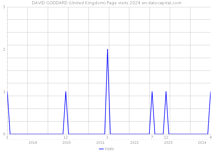 DAVID GODDARD (United Kingdom) Page visits 2024 