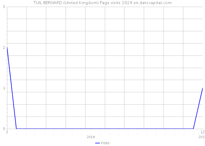 TUIL BERNARD (United Kingdom) Page visits 2024 