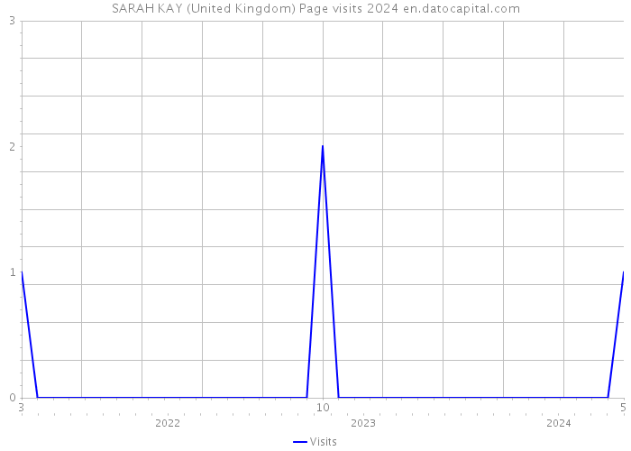SARAH KAY (United Kingdom) Page visits 2024 