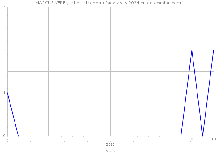 MARCUS VERE (United Kingdom) Page visits 2024 