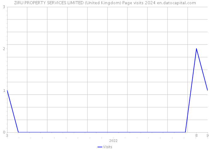 ZIRU PROPERTY SERVICES LIMITED (United Kingdom) Page visits 2024 