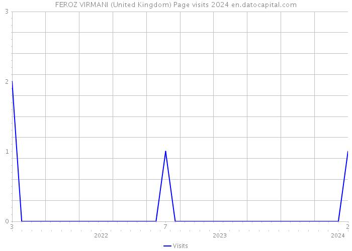 FEROZ VIRMANI (United Kingdom) Page visits 2024 