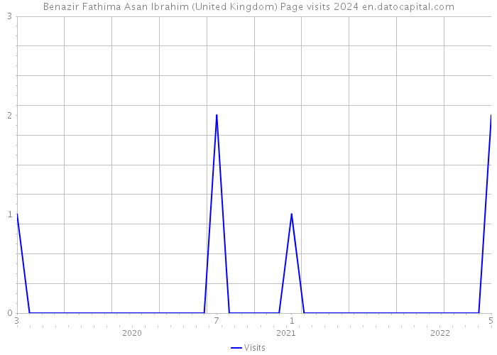 Benazir Fathima Asan Ibrahim (United Kingdom) Page visits 2024 