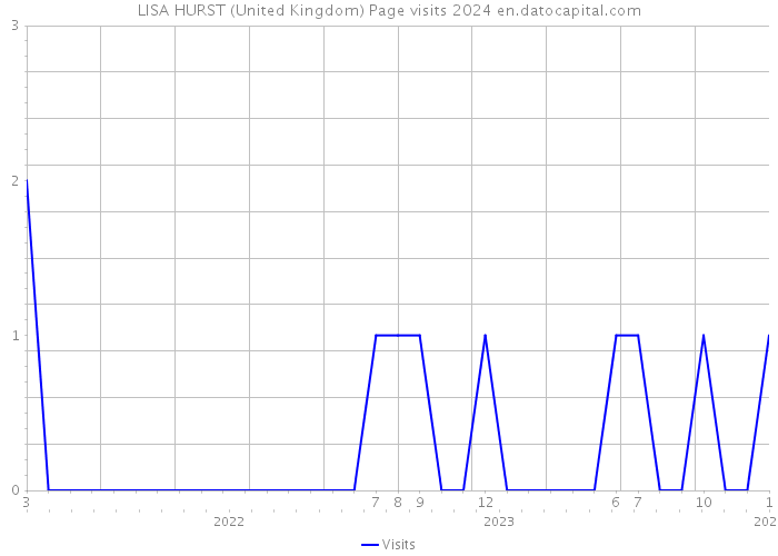 LISA HURST (United Kingdom) Page visits 2024 