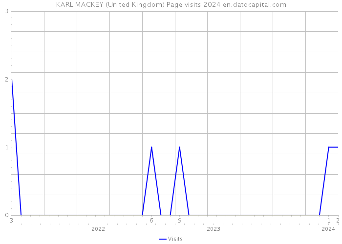 KARL MACKEY (United Kingdom) Page visits 2024 