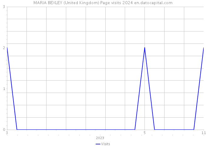 MARIA BEXLEY (United Kingdom) Page visits 2024 