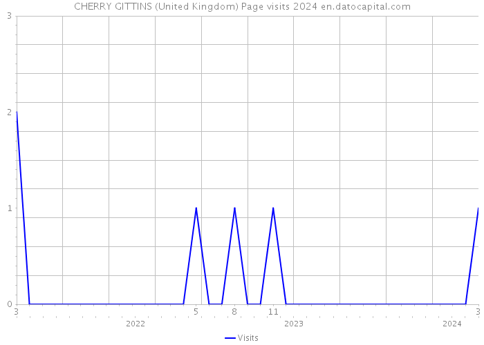 CHERRY GITTINS (United Kingdom) Page visits 2024 