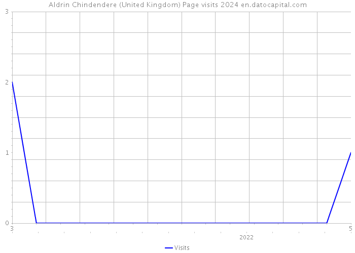 Aldrin Chindendere (United Kingdom) Page visits 2024 