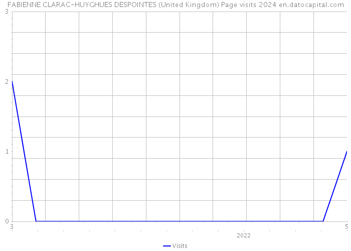 FABIENNE CLARAC-HUYGHUES DESPOINTES (United Kingdom) Page visits 2024 