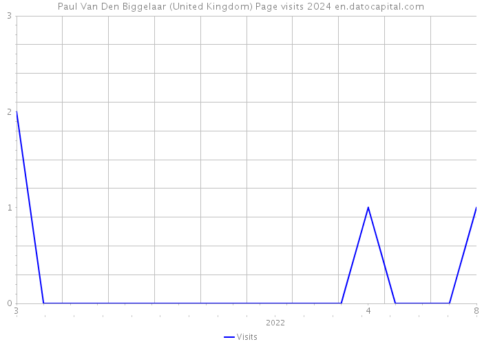 Paul Van Den Biggelaar (United Kingdom) Page visits 2024 