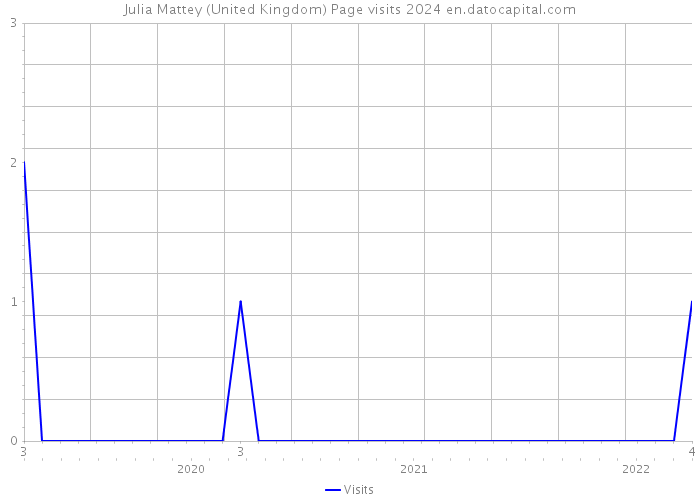 Julia Mattey (United Kingdom) Page visits 2024 