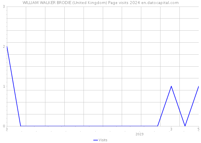 WILLIAM WALKER BRODIE (United Kingdom) Page visits 2024 