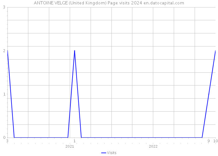 ANTOINE VELGE (United Kingdom) Page visits 2024 