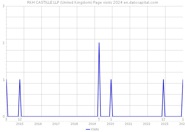 RKH CASTILLE LLP (United Kingdom) Page visits 2024 