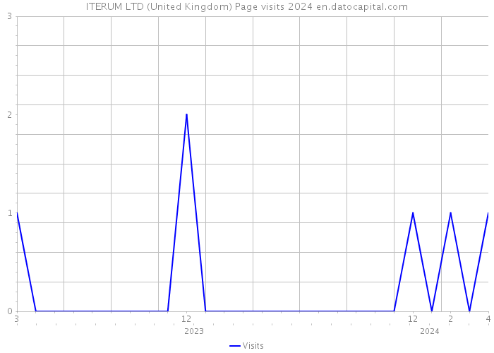 ITERUM LTD (United Kingdom) Page visits 2024 