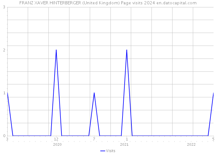 FRANZ XAVER HINTERBERGER (United Kingdom) Page visits 2024 