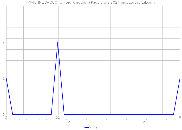 VIVIENNE SACCO (United Kingdom) Page visits 2024 