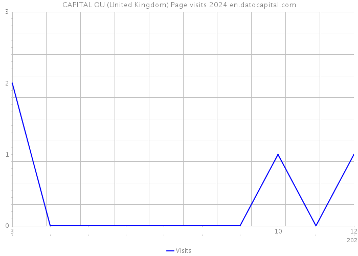 CAPITAL OU (United Kingdom) Page visits 2024 