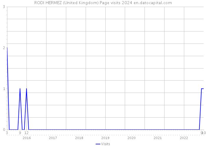 RODI HERMEZ (United Kingdom) Page visits 2024 