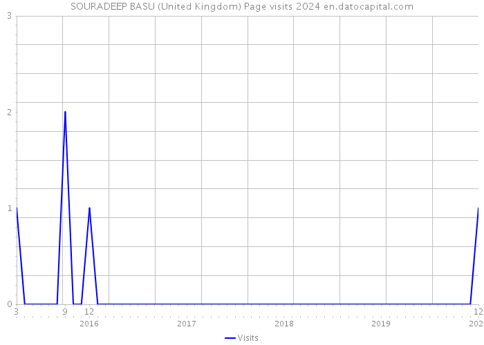 SOURADEEP BASU (United Kingdom) Page visits 2024 