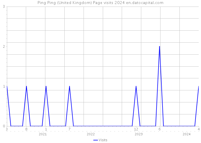 Ping Ping (United Kingdom) Page visits 2024 