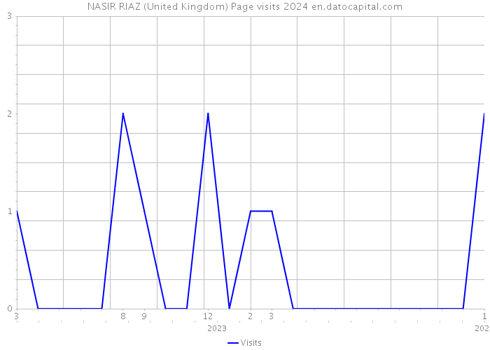 NASIR RIAZ (United Kingdom) Page visits 2024 