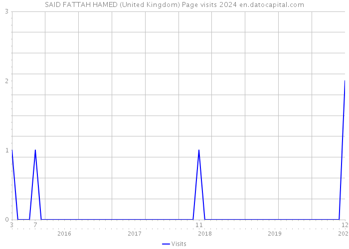 SAID FATTAH HAMED (United Kingdom) Page visits 2024 