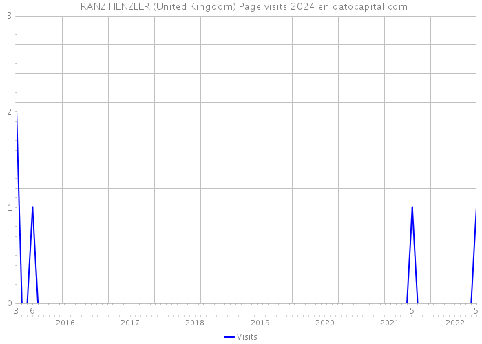 FRANZ HENZLER (United Kingdom) Page visits 2024 