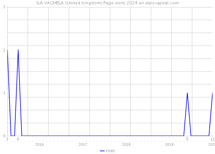 ILA VAGHELA (United Kingdom) Page visits 2024 