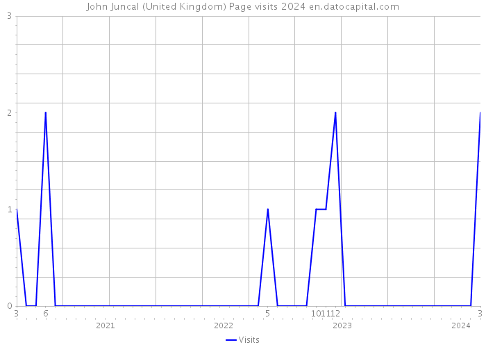 John Juncal (United Kingdom) Page visits 2024 