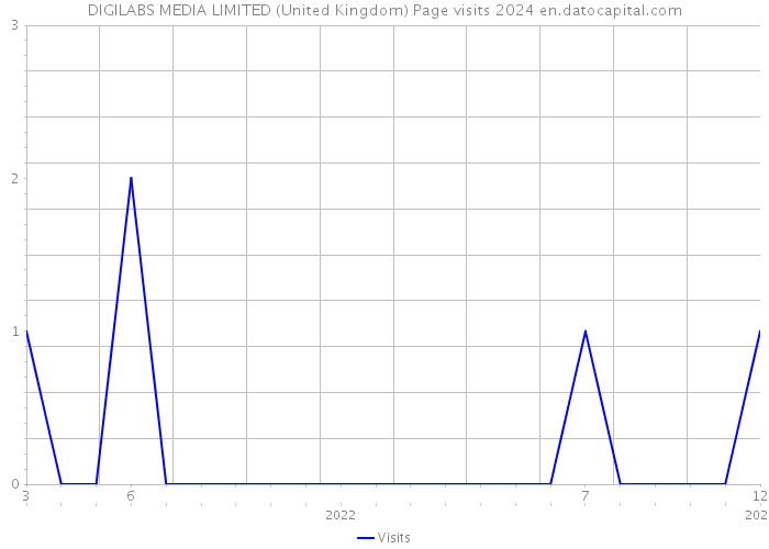 DIGILABS MEDIA LIMITED (United Kingdom) Page visits 2024 