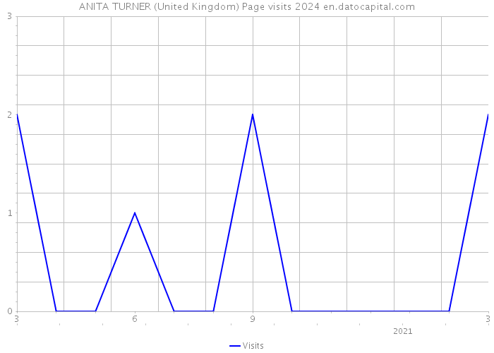 ANITA TURNER (United Kingdom) Page visits 2024 