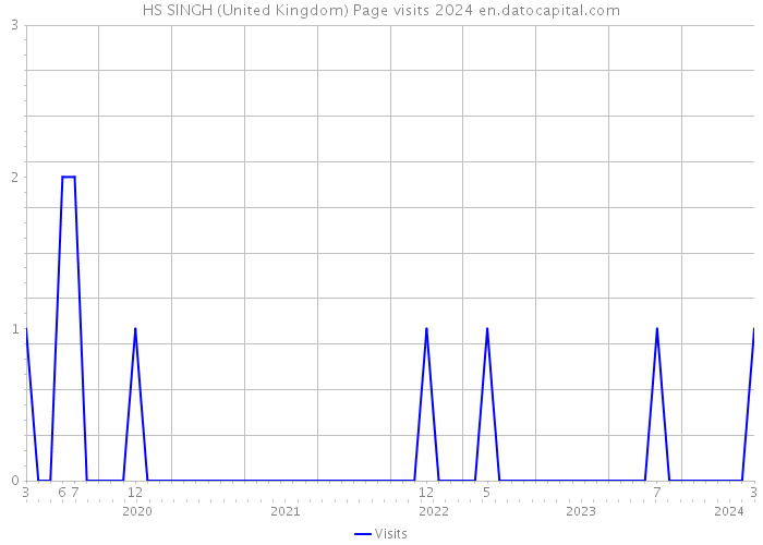 HS SINGH (United Kingdom) Page visits 2024 