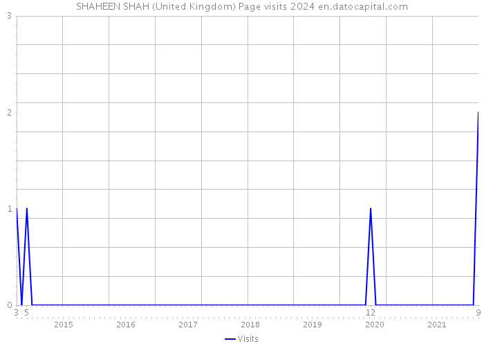 SHAHEEN SHAH (United Kingdom) Page visits 2024 