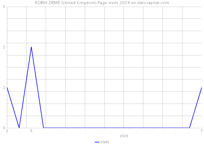 ROBIN ZIEME (United Kingdom) Page visits 2024 