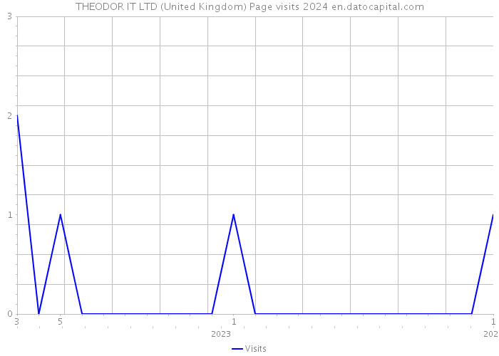 THEODOR IT LTD (United Kingdom) Page visits 2024 