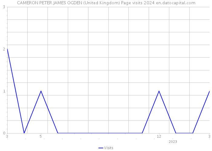 CAMERON PETER JAMES OGDEN (United Kingdom) Page visits 2024 