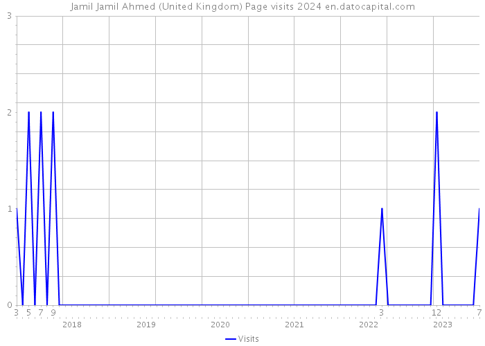 Jamil Jamil Ahmed (United Kingdom) Page visits 2024 
