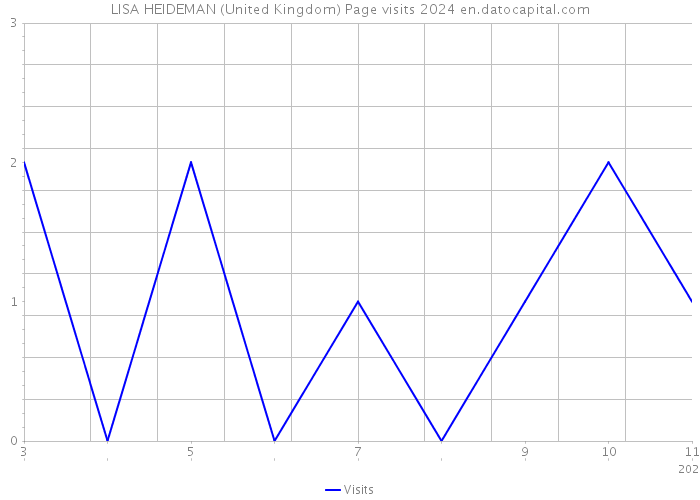 LISA HEIDEMAN (United Kingdom) Page visits 2024 