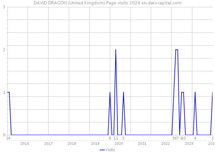 DAVID DRAGON (United Kingdom) Page visits 2024 